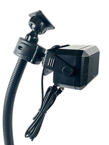 Mobile Two-Way Radio Speaker With Clamp Mount