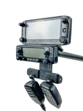 Load image into Gallery viewer, Low Vibration Dual Control Head Mount With Dual Mic Holder For Icom ID-5100 and IC-2730