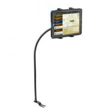Load image into Gallery viewer, Car or Truck Seat Rail Universal Tablet Mount with 28” Gooseneck