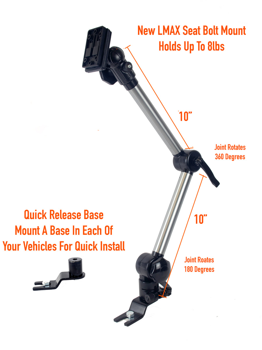 Car seat bolt clearance installation