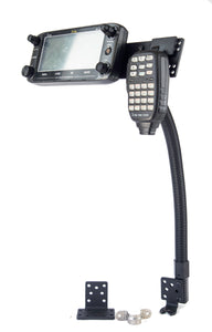 LM-300-18-EXT  18" Seat Bolt Mount With Mic Hanger For The Icom ID-5100 and IC-2730