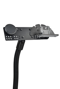 LM-300-18-EXT 18" Car Seat Bolt Mount With EXT-01 Extension Bracket and Mic Holder For Kenwood TM-D710