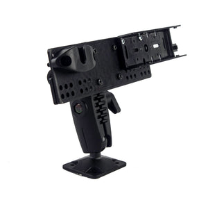 Heavy Duty Ram 1" Ball Style Drill Base Mount With Mic holder For YAESU FT-857 FT-7800 FT-7900 FT-8800 FT-8900