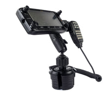 Load image into Gallery viewer, Heavy Duty Cup Holder Mount With Microphone Holder For Icom ID-5100 IC-2730