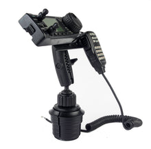 Load image into Gallery viewer, LM-802-EXT Heavy Duty Cup Holder Mount With Microphone Hanger For Icom IC-706 IC-7000 IC-7100 IC-2820 ID-880 ID-4100