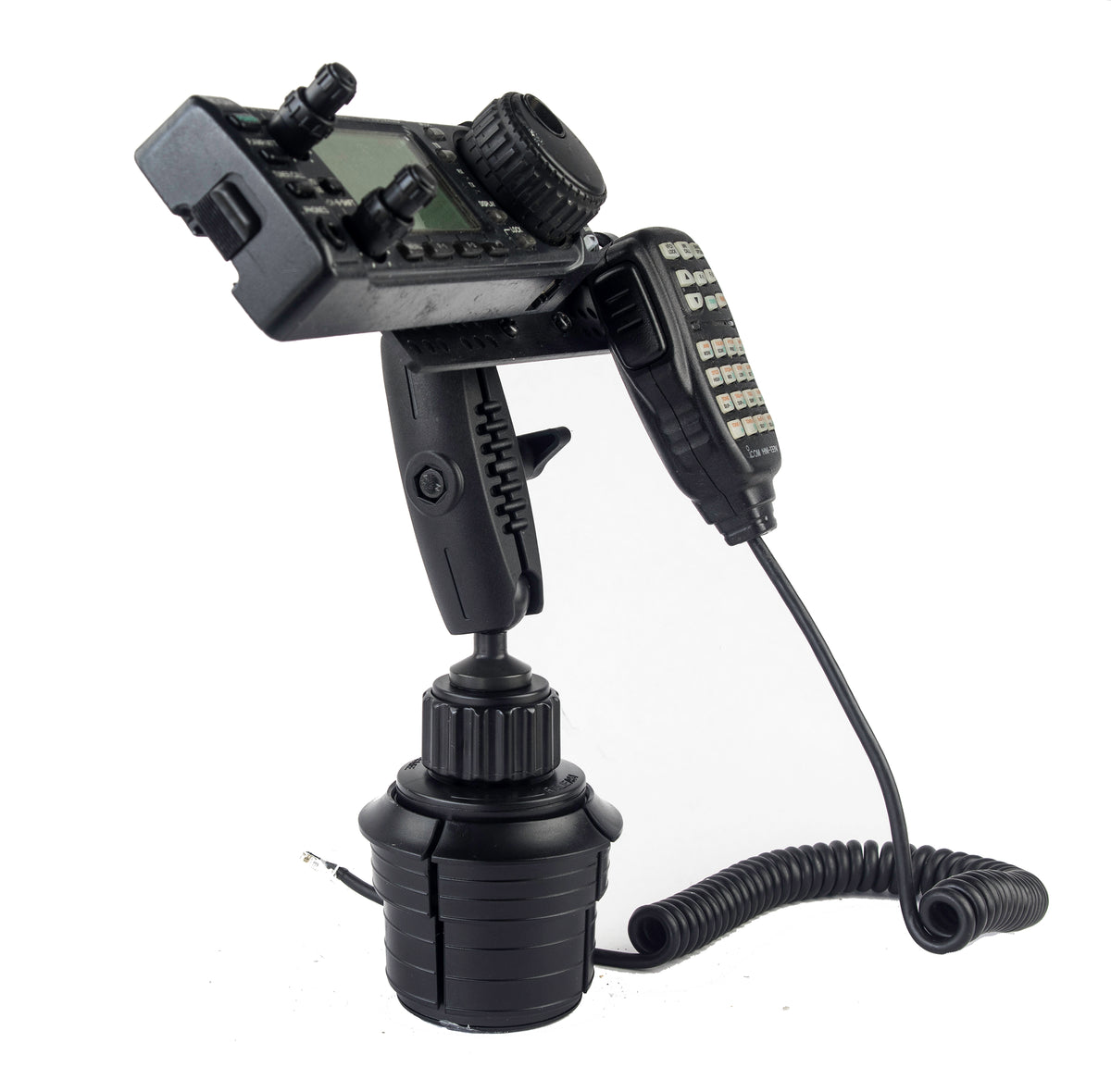 LM-802-EXT Heavy Duty Cup Holder Mount With Microphone Hanger For