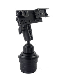 Heavy Duty Cup Holder Mount With Microphone Hanger For Yaesu FT-857 FT-7800 FT-7900 FT-8800 FT-8900