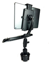 Load image into Gallery viewer, Tablet With Keyboard Tray Cup Holder Mount