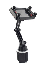 Load image into Gallery viewer, LM-803 Cup Holder Mount With Height Adjustment Control For Yaesu FTM-200 FTM-300 FTM-350 FTM-400 FTM-500 FTM-6000 FT-891