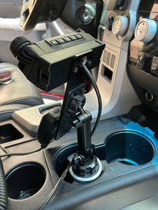 Cup Holder Mount With Mic Holder For Wouxun KG1000G GMRS Radio