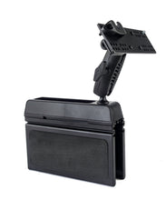 Load image into Gallery viewer, Wedge Car Seat Console Wedge Mount With Microphone Holder For The Yaesu FTM-100 FTM-300 FTM-350 FTM-400 FTM-500 FTM-6000  FT-891