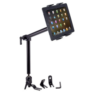22" Heavy-Duty Tablet Seat Rail iPad or Android Car Mount