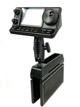 Load image into Gallery viewer, Wedge Mount For The Icom IC-705 IC-706 IC-7000 IC-7100 IC-2820 ID-880 ID-4100 With Microphone Mount