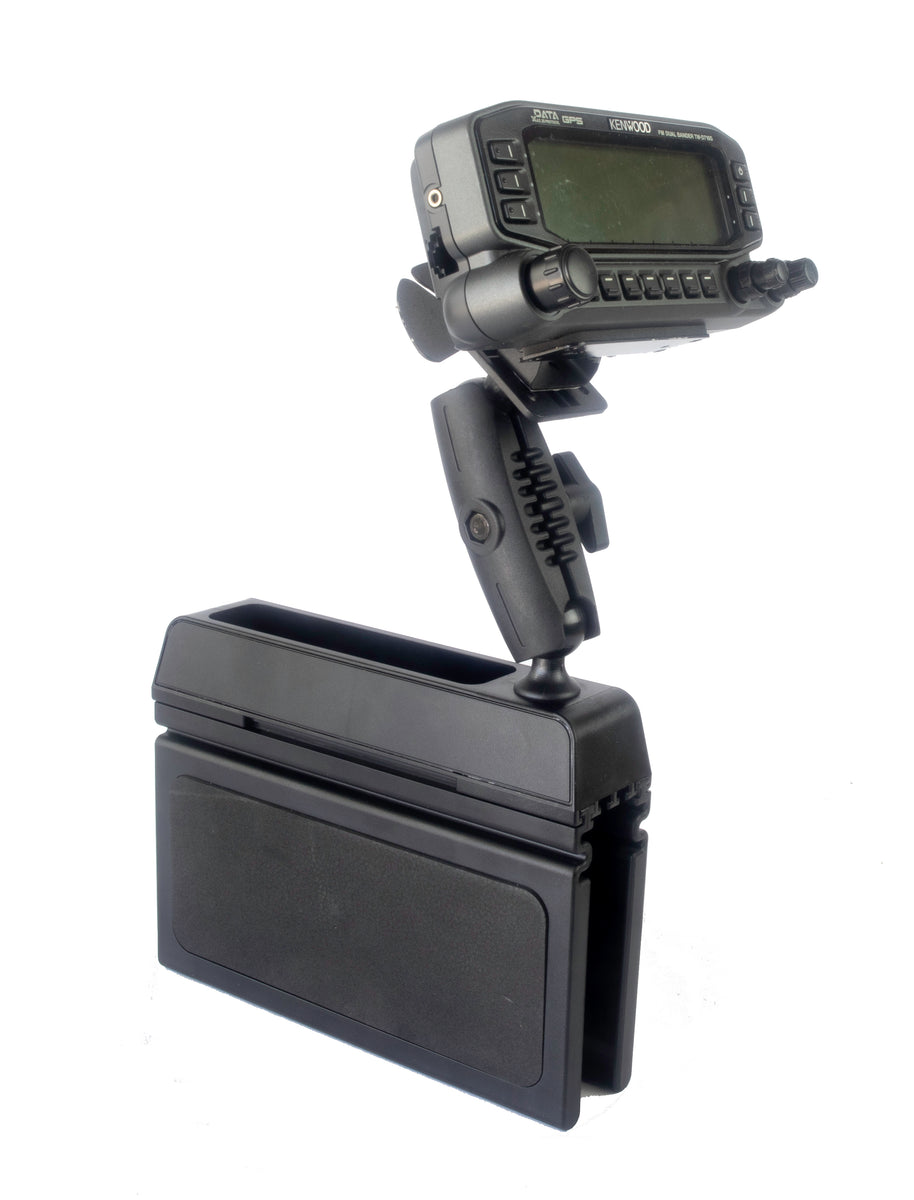 Wedge Car Seat Console Wedge Mount For The Kenwood TM-D710 TS-480