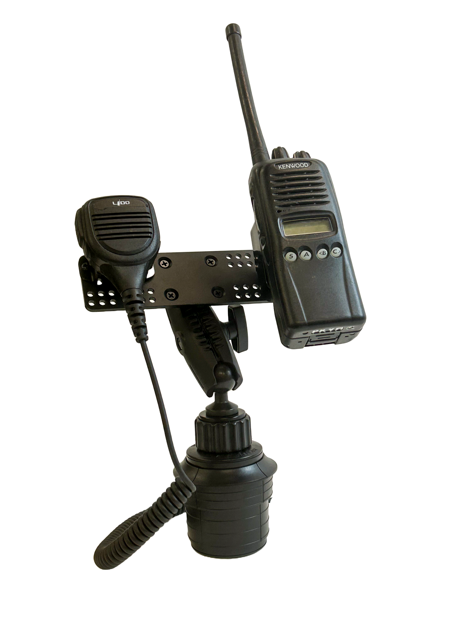 Radio Cb Portátil 2 Vías C/antena Montaje Magnético Hhrt50 Color Negro