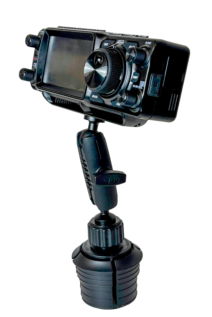 Heavy Duty Cup Holder Mount For Yaesu FTX-1 Icom IC-705, IC-7100