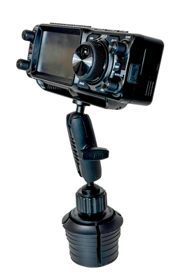 Heavy Duty Cup Holder Mount For Yaesu FTX-1 Icom IC-705, IC-7100
