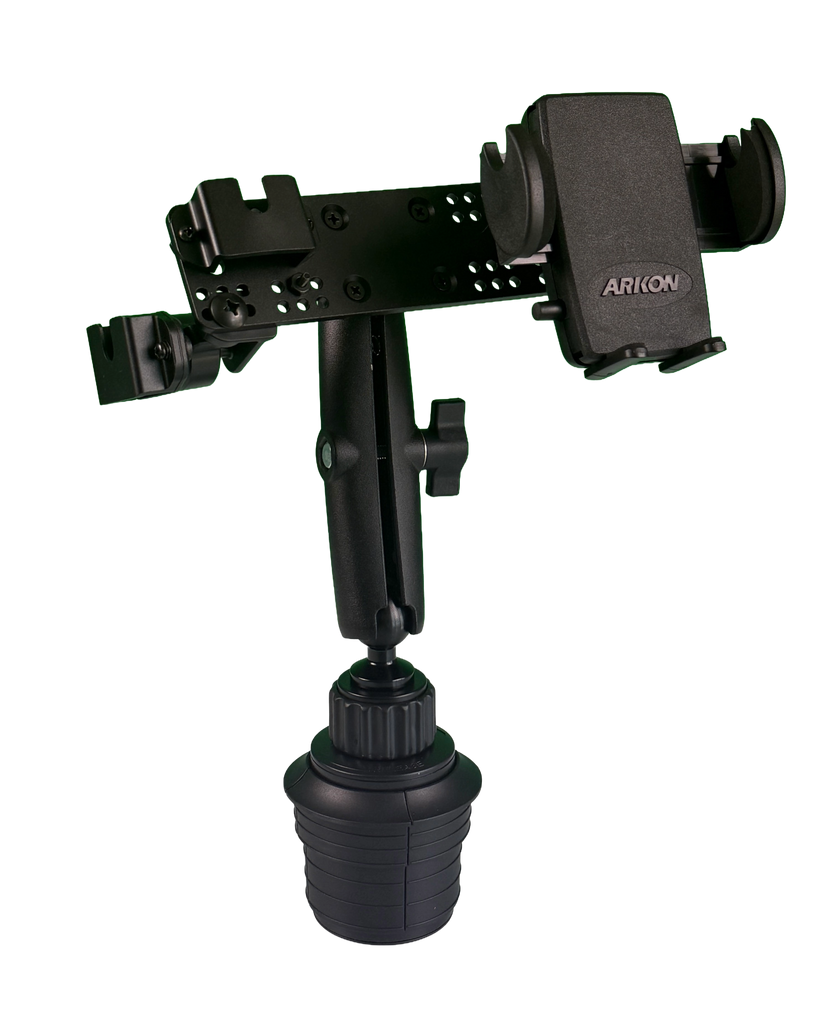 TRIFECTA Heavy Duty Portable / Mic / Phone / Cup Holder Mount