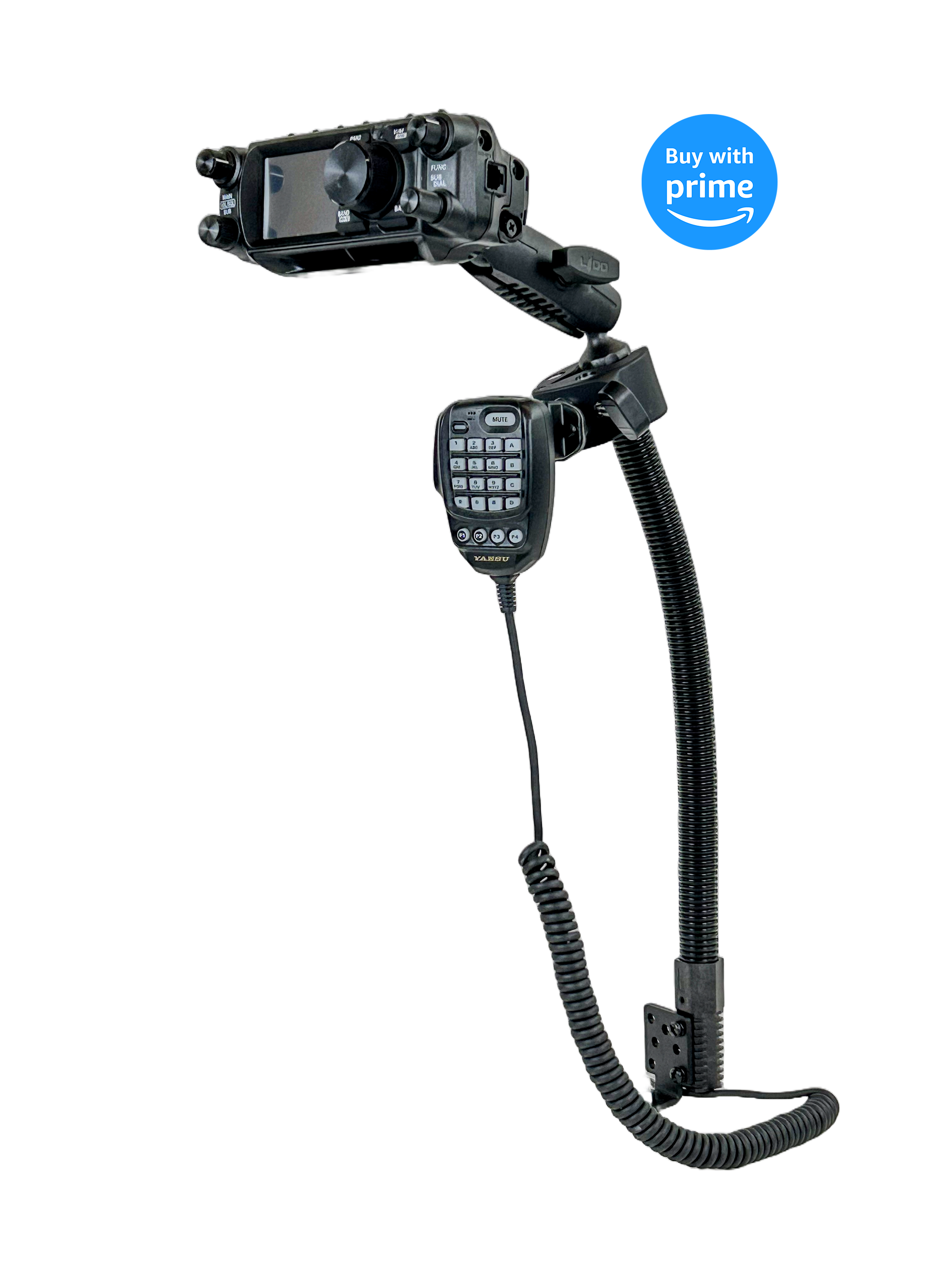 【美品】YAESU FTM-300DS 後付けマイク付 のびぞう工房 YAESUモービル機用（FTM-300Dなど）モジュラー変換