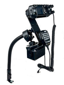 Seat Bolt Mount Holds All Yaesu FTM Series And FT-891 Control Head, Mic And External Speaker Mount