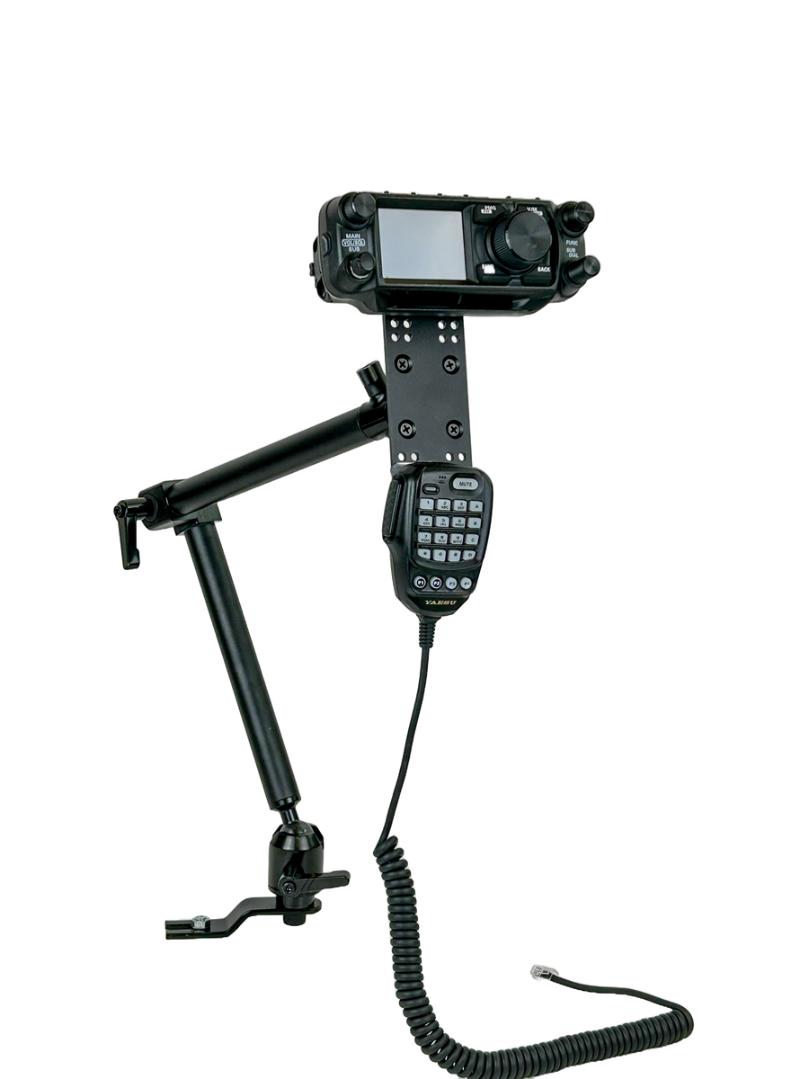 Seat Rail Mount With Mic Holder For The Icom IC-706 IC-7000 IC-7100 ID-4100 IC-2820