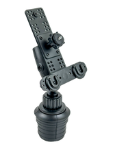 Load image into Gallery viewer, Heavy Duty Cup Holder Mount For 2 Control Heads And 2 Mics