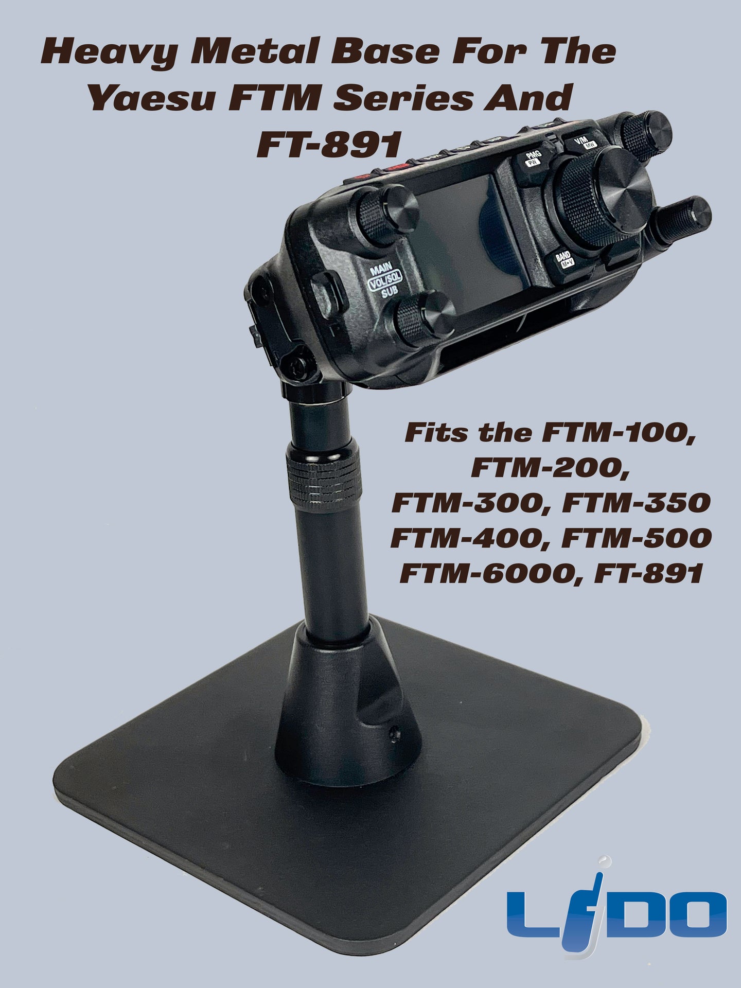 Yaesu FTM Series Heavy Metal Desk Stand