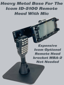 Icom ID-5100 With Microphone Holder Heavy Metal Base