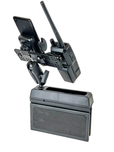 Car Seat Console Wedge Mount With Smart-Phone Holder For Uniden SDS100 BCD436HP