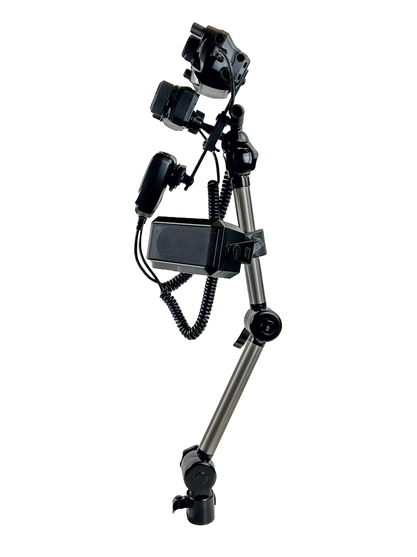 L-MAX Seat Bolt Mount With Multi-Device Holder And Dual Mic Holder And Speaker