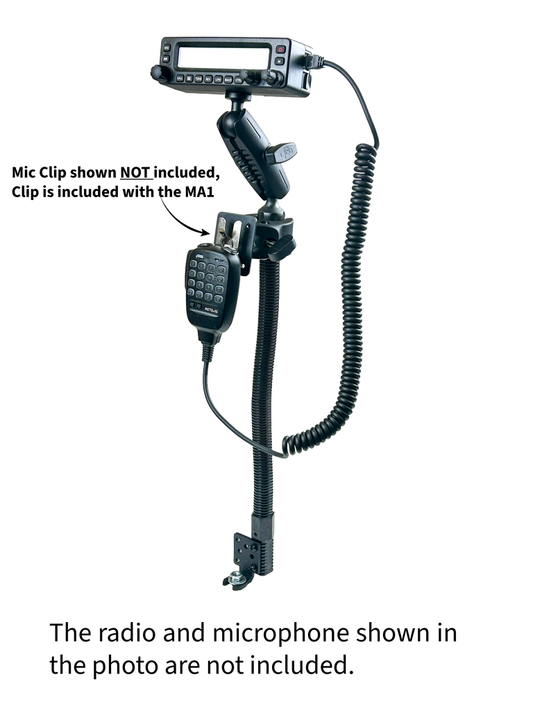 Retevis MA1 Seat Bolt Mount With Mic Mount