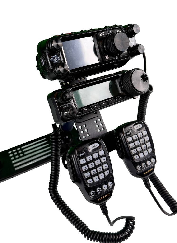Dual Head Mount With Mic Holders / Yaesu FTM Series / FT-891