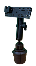 Load image into Gallery viewer, Lido Pro-Series Heavy-Duty Cup Mount for Commercial Portable Two-Way Radios &amp; Mic (25mm)