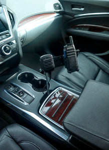 Low vibration seat bolt mount for all portables and microphone