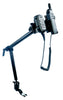 Low vibration seat bolt mount for all portables and microphone