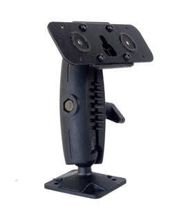LM-500  Heavy Duty Ram 1" Ball Style Drill Base Mount with 4 hole amps plate For Icom ID-5100 IC-2730