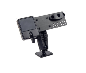 Fleet Vehicle Mount With Speaker Mic Holder For All Portables and Speaker Mics With a Clip