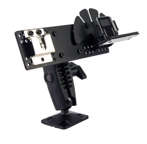 Heavy Duty Ram 1" Ball Style Drill Base Mount With Mic Holder For Kenwood TM-V71A TM-D700 TM-D710 TS-480