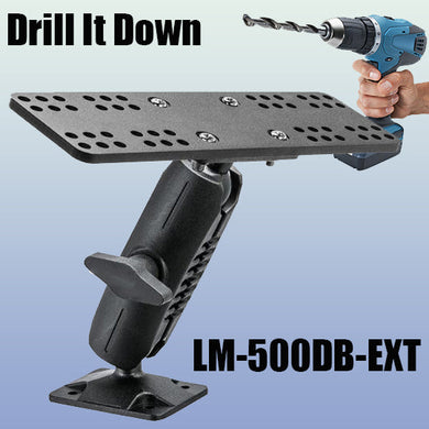 Drill Base Mount With Extension plate For Anytone AT-588UV Remote Head Only