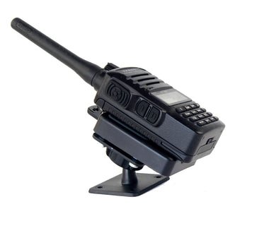 Car console dash and VSM mount for all Amateur Speaker Microphones and HT's