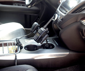 Cup Holder Mount With Multi Device Holder For BaoFeng Icom Kenwood Yaesu Handhelds