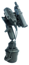 Load image into Gallery viewer, Industrial Fleet Cup Holder Mount With Microphone holder for Motorola Wave TLK110 TLK100 And SL300