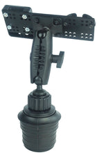 Load image into Gallery viewer, Industrial Fleet Cup Holder Mount With Microphone holder for Motorola Wave TLK110 TLK100 And SL300