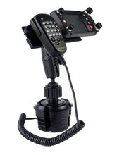 Load image into Gallery viewer, Heavy Duty Cup Holder Mount With Microphone Hanger For All Yaesu FTM Series And FT-891 Control Heads
