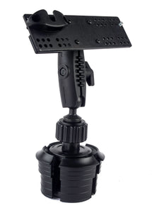 Heavy Duty Cup Holder Mount With Microphone Hanger For All Yaesu FTM Series And FT-891 Control Heads