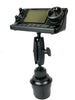 Heavy Duty Cup Holder Mount For Yaesu FTX-1 Icom IC-705, IC-7100