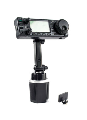 Cup Holder Mount with Mic Holder for Icom IC-706 IC-7000 IC-2820 ID-4100