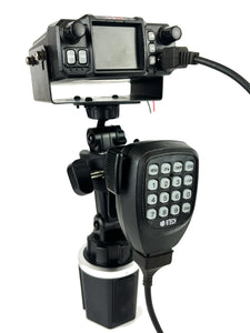 Cup Holder Mount And Mic Mount With Variable Height For BaoFeng BTECH UV-25X2