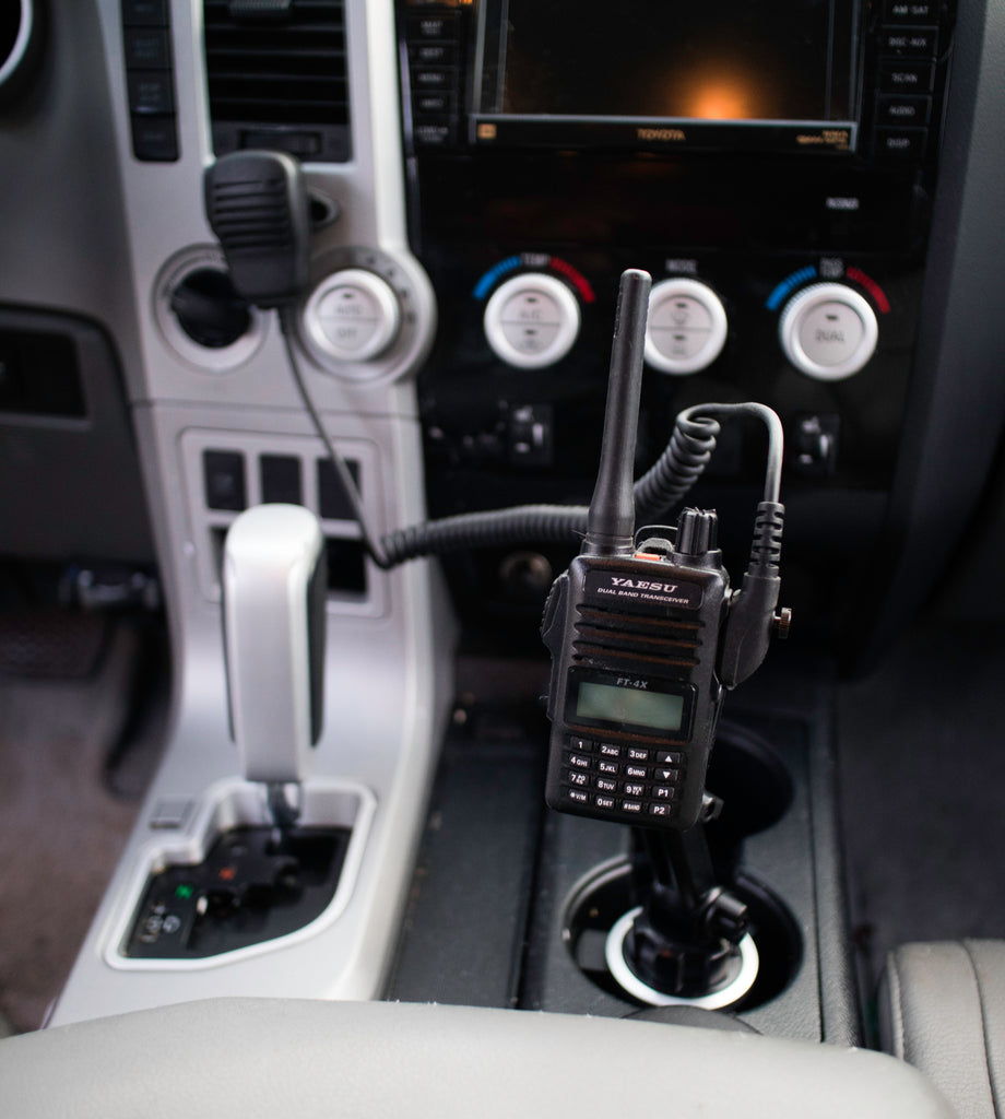 Cup Holder Mount For HT's With Speaker Mic Mount