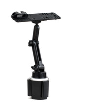 Load image into Gallery viewer, Cup Holder Mount With Heigth Adjustment And Mic Holder For All Portables